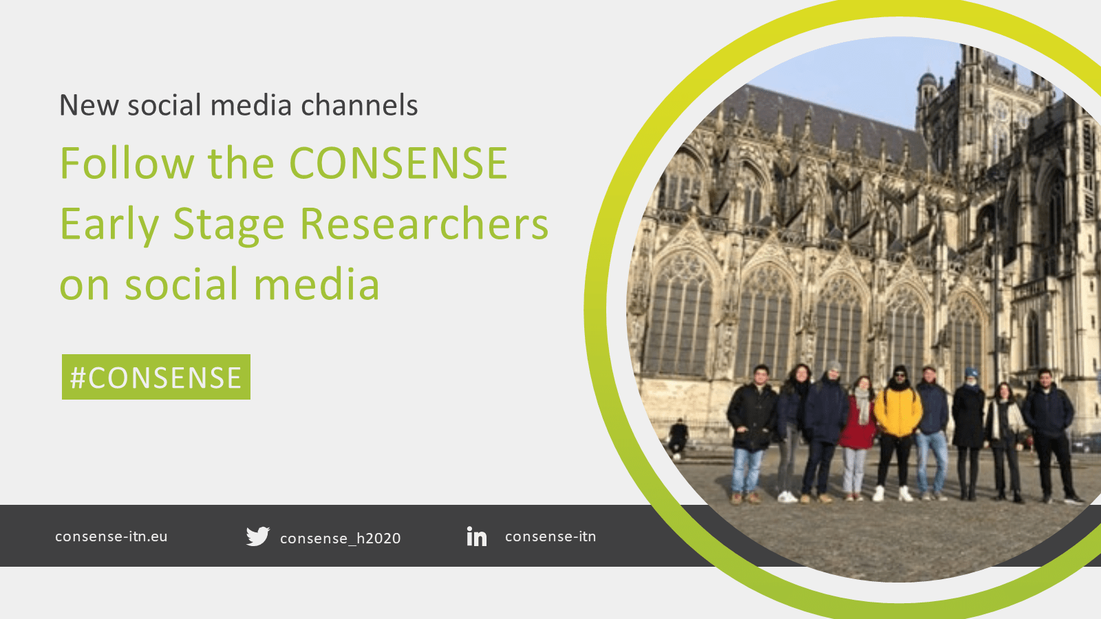 Follow the CONSENSE ESRs on social media